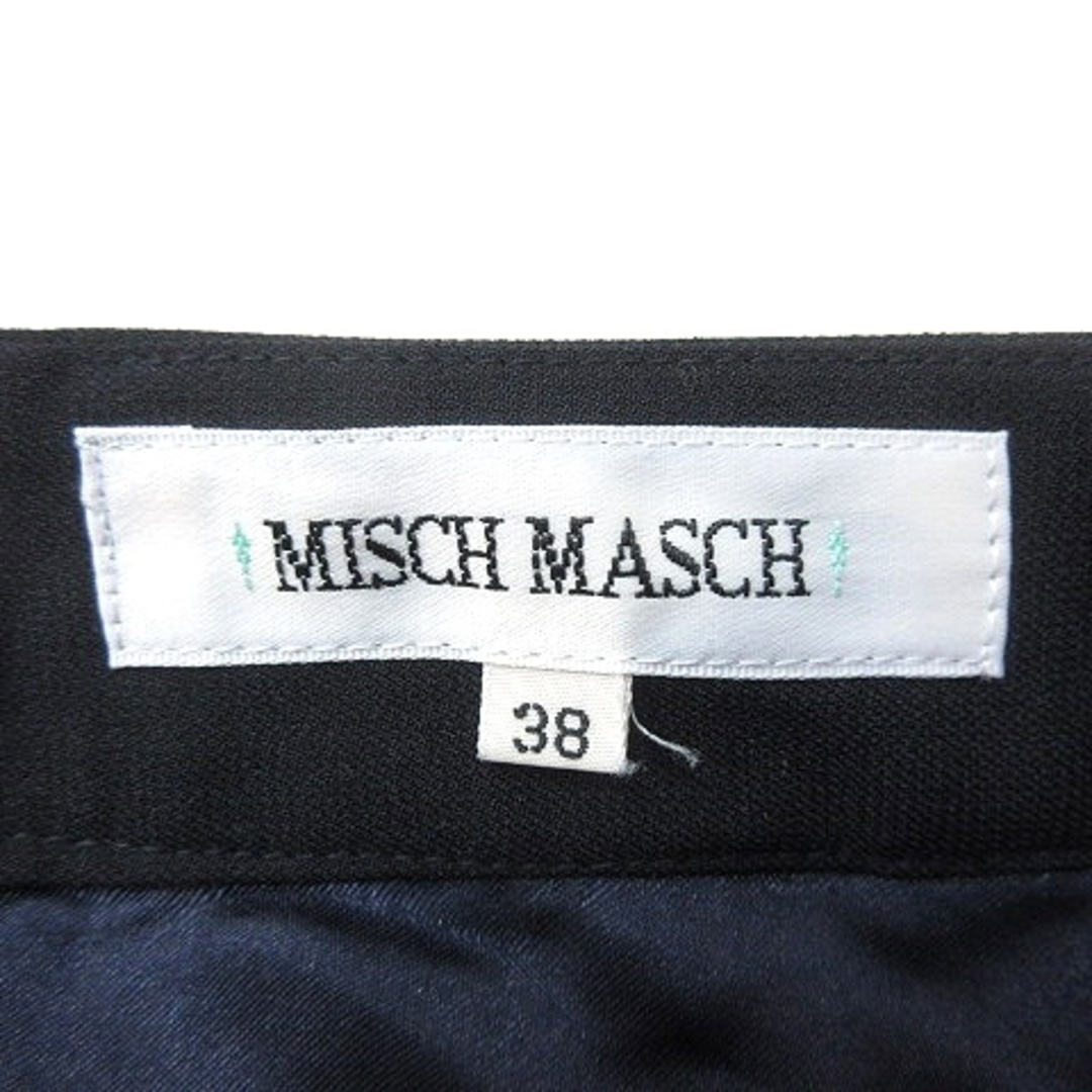 MISCH MASCH(ミッシュマッシュ)のミッシュマッシュ MISCH MASCH フレアスカート ひざ丈 38 紺 レディースのスカート(ひざ丈スカート)の商品写真