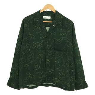 トーガ(TOGA)の【新品】  TOGA / トーガ | 2023SS | ARCHIVES INNER PRINT SHIRT プリントシャツ ユニセックス | 36 | グリーン | メンズ(Tシャツ/カットソー(七分/長袖))