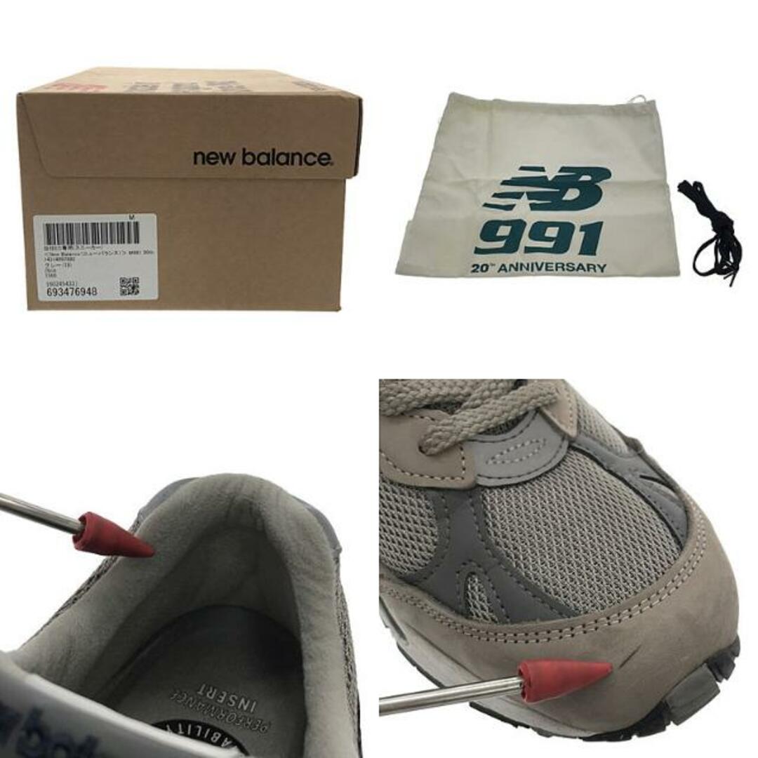 New Balance(ニューバランス)のNew Balance / ニューバランス | 英国製 M991ANI 20周年記念アニバーサリーモデル ローカットスニーカー | 26 | グレー | メンズ メンズの靴/シューズ(スニーカー)の商品写真