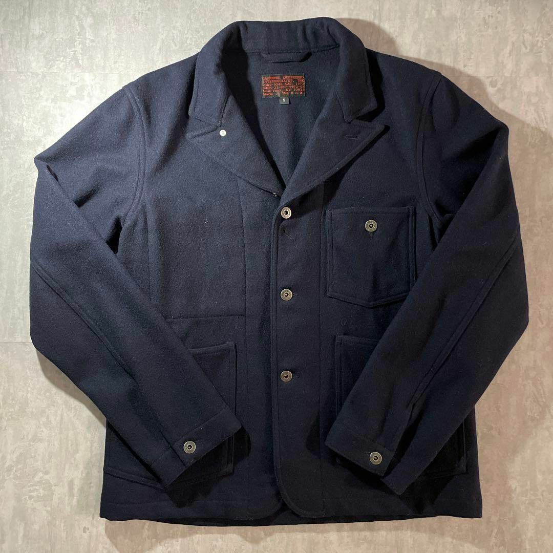 【engineered garments】オープンカラーカバーオール　ネイビー