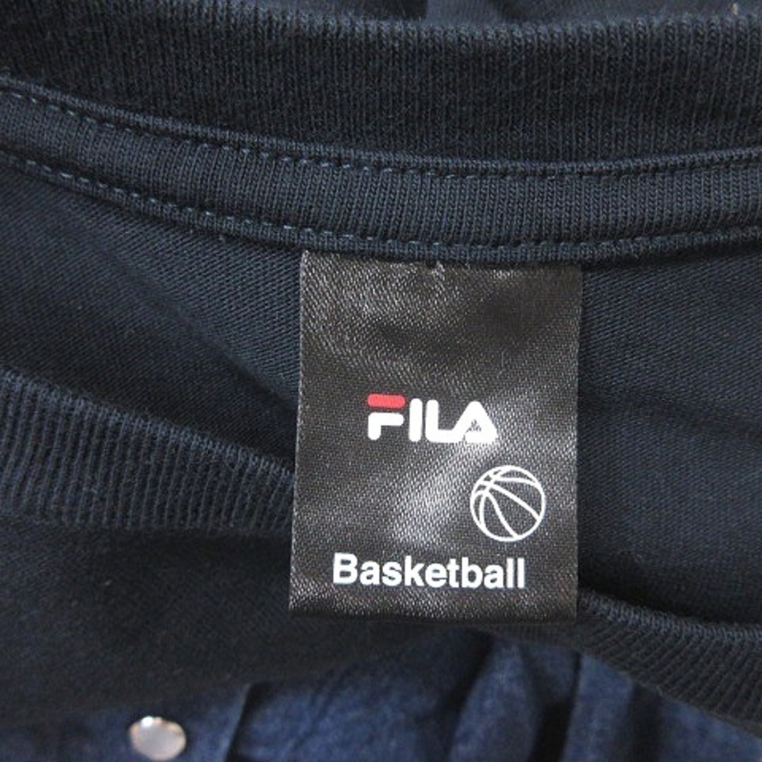 FILA(フィラ)のフィラ Tシャツ カットソー 半袖 紺 ネイビー 白 ホワイト /YI メンズのトップス(Tシャツ/カットソー(半袖/袖なし))の商品写真