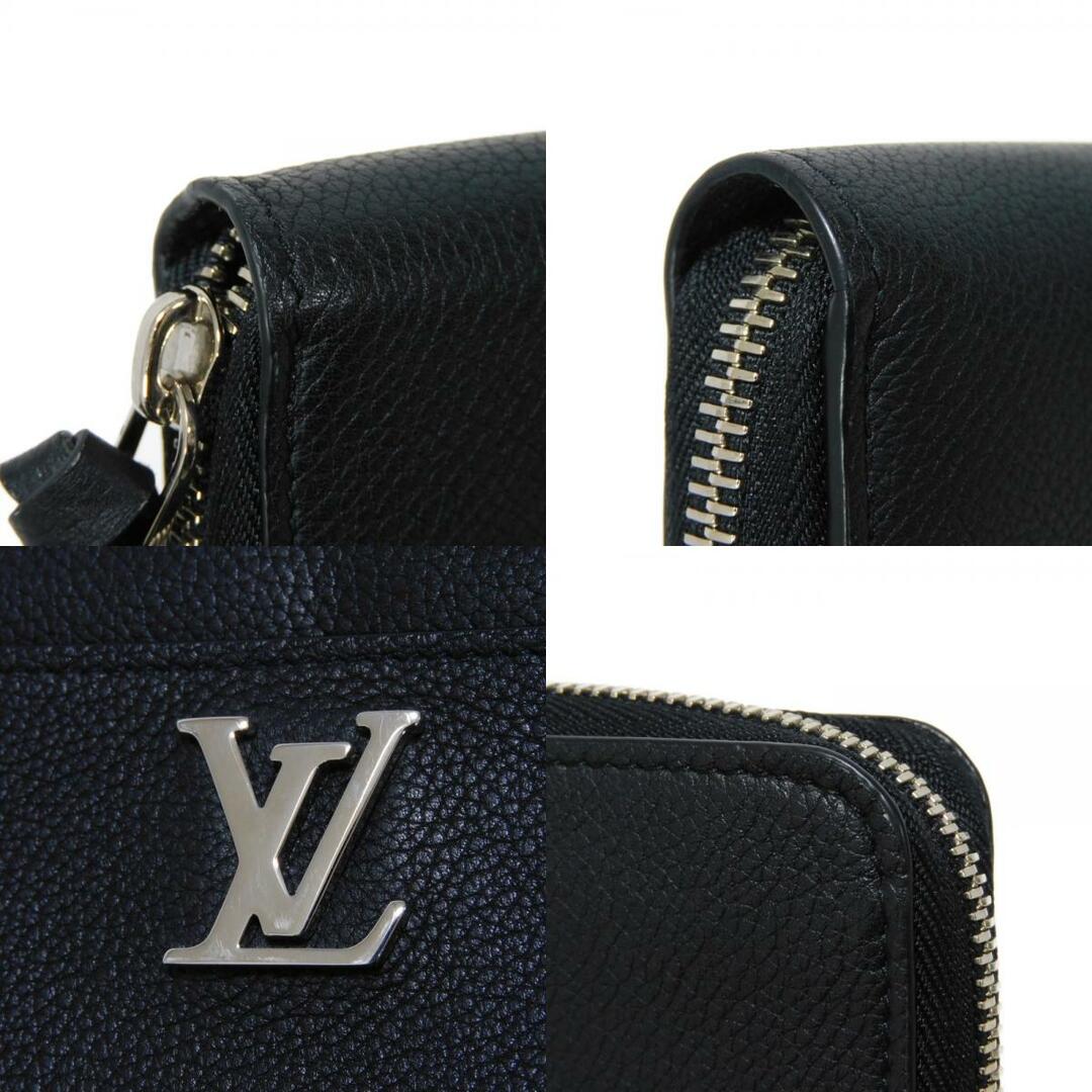 LOUIS VUITTON(ルイヴィトン)のLOUIS VUITTON ルイ・ヴィトン ジッピー ロックミー LVシグネチャー グレイン カーフ ブラック シルバー ラウンドファスナー ロングウォレット LVロゴ ノワール 長財布 M62622 レディースのファッション小物(財布)の商品写真