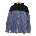 sacai / サカイ | 2020SS | ストライプシャツ ドッキング プル