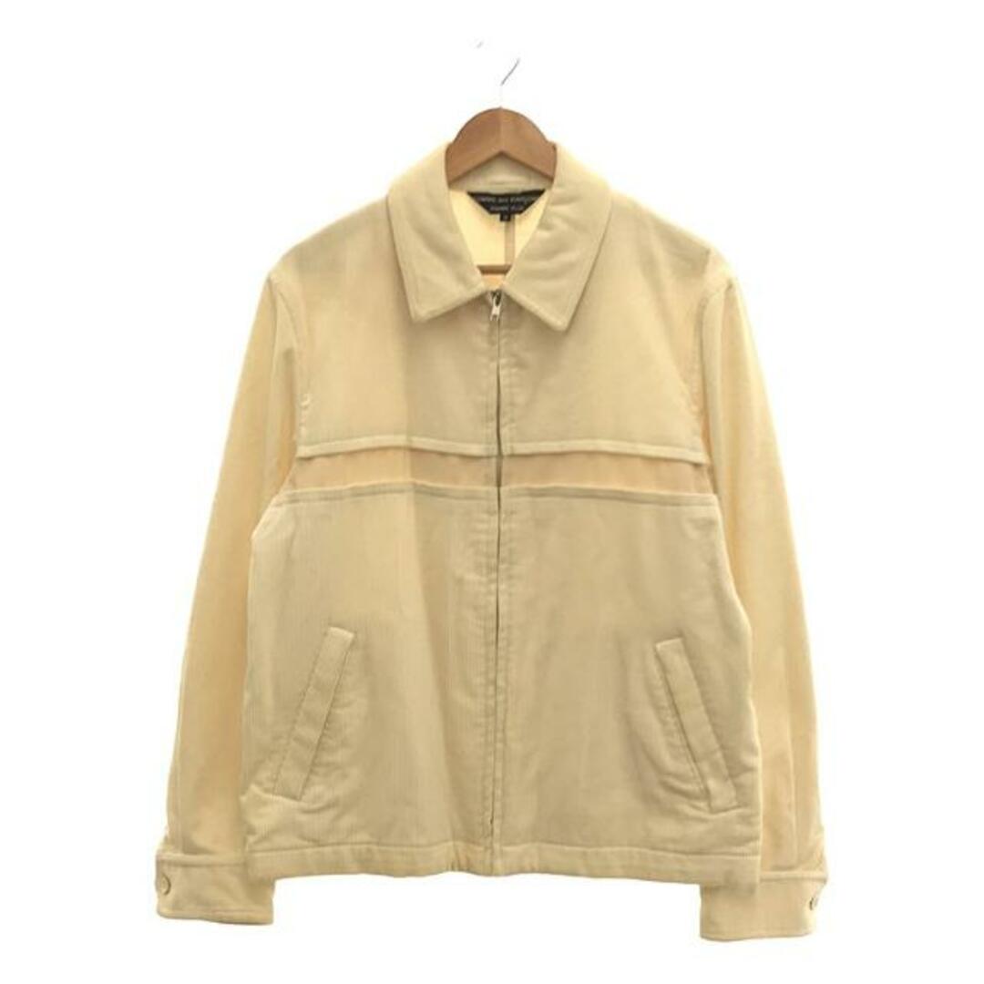 COMME des GARCONS HOMME PLUS(コムデギャルソンオムプリュス)のCOMME des GARCONS HOMME PLUS / コムデギャルソンオムプリュス | 2001AW | コーデュロイ ジップジャケット | M | アイボリー | メンズ メンズのジャケット/アウター(その他)の商品写真