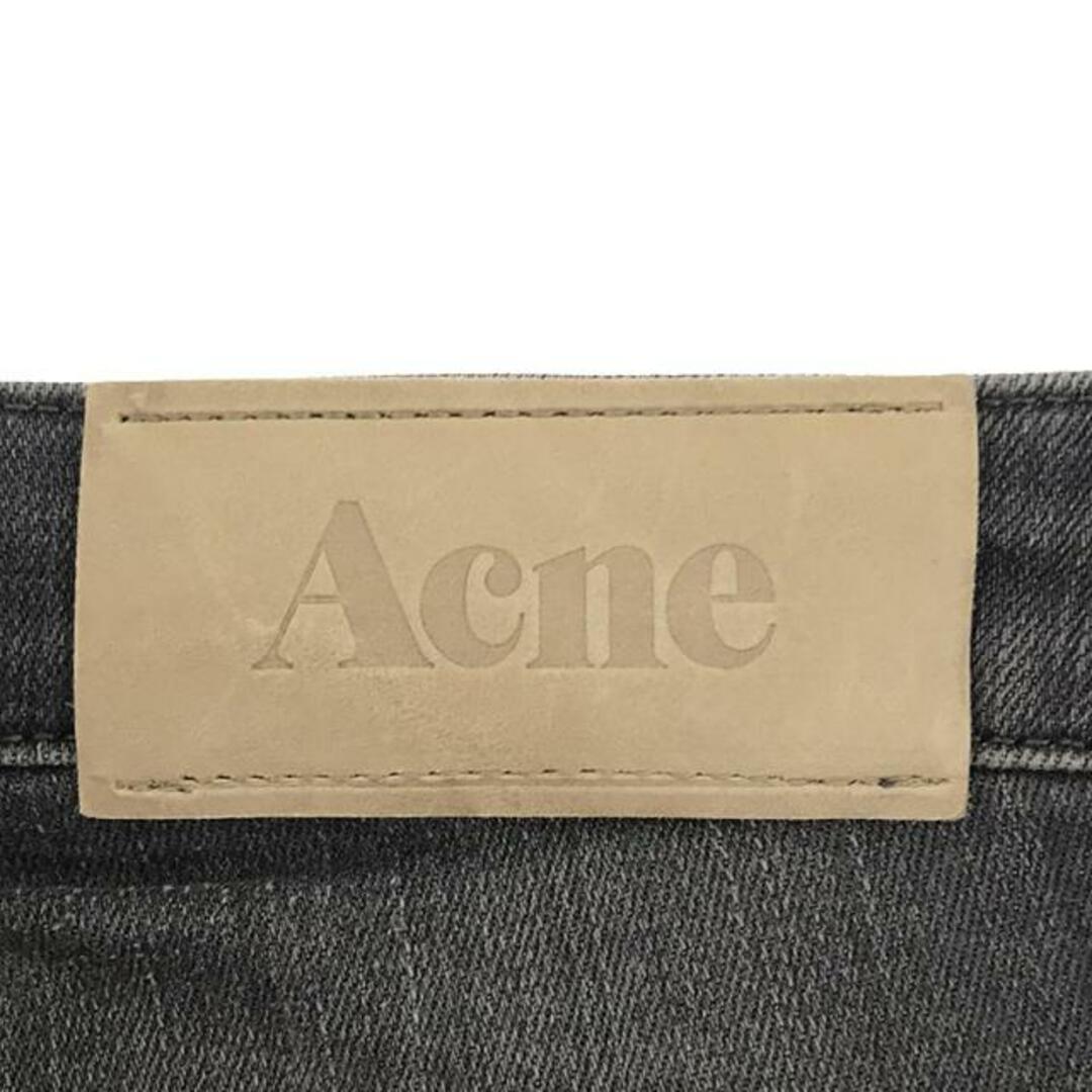 ACNE(アクネ)のAcne / アクネ | レザーパッチ デニムライク ストレッチ スキニーパンツ | 30 | グレー | メンズ メンズのパンツ(その他)の商品写真