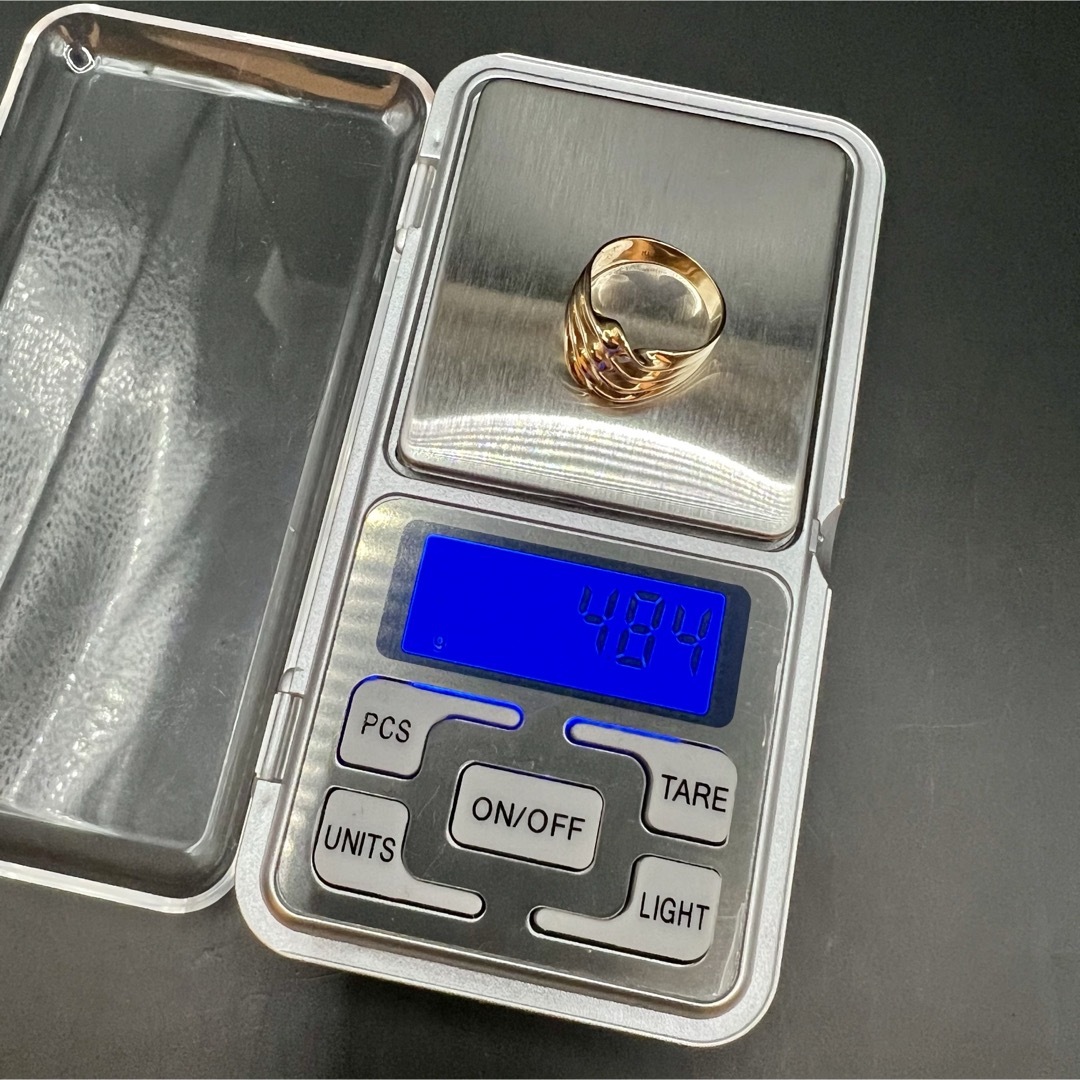 (C013003) K18リング  約12号     18金 YG  指輪 レディースのアクセサリー(リング(指輪))の商品写真