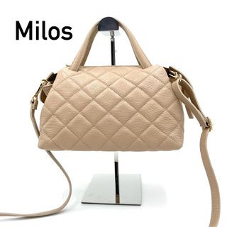 ミロス(MILOS)の美品✨Milos ミロス　2way ショルダーバッグ　ハンドバッグ　キルティング(ショルダーバッグ)