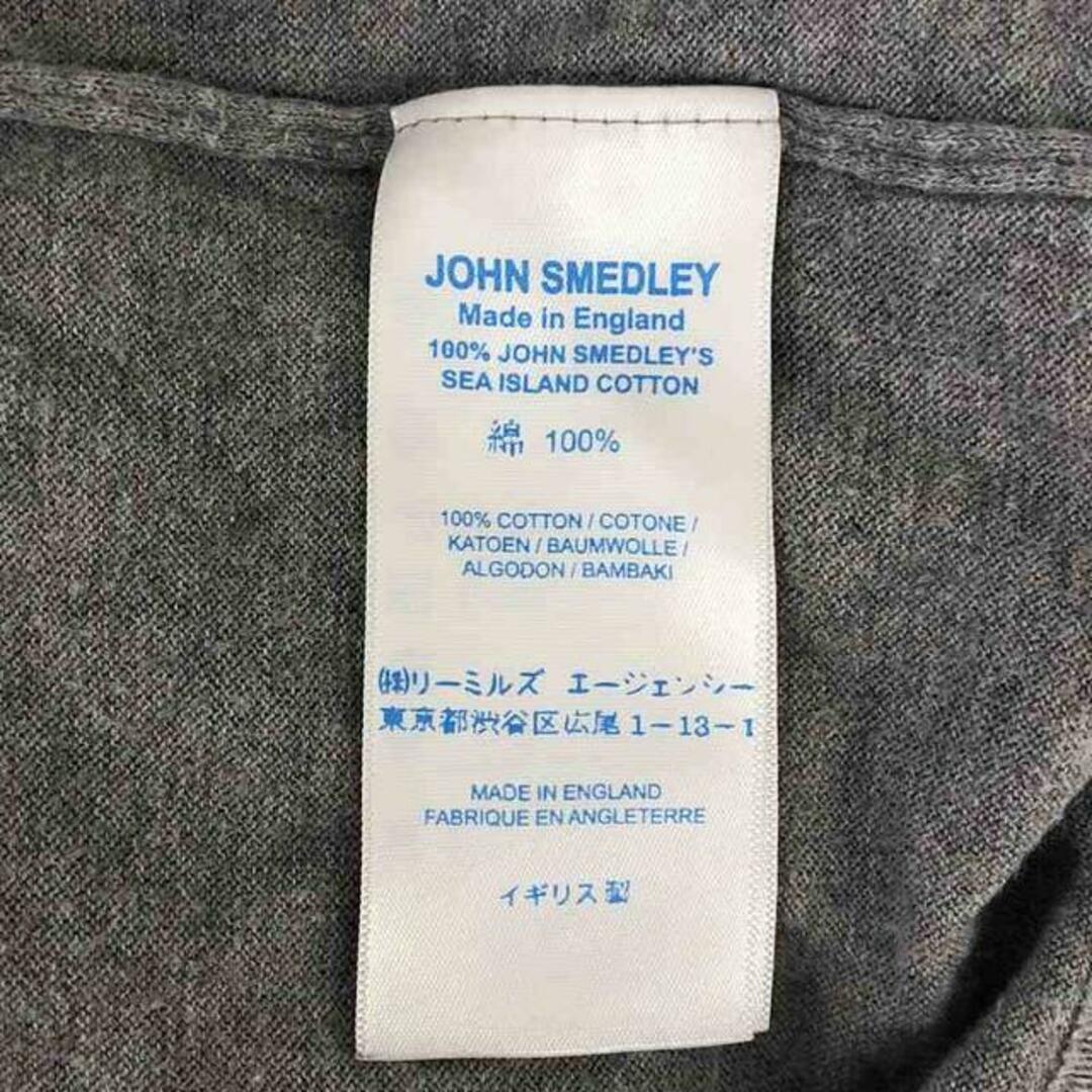 JOHN SMEDLEY(ジョンスメドレー)のJOHN SMEDLEY / ジョンスメドレー | シーアイランドコットン クルーネック ハイゲージ ニットカーディガン | S | グレー | レディース レディースのトップス(カーディガン)の商品写真