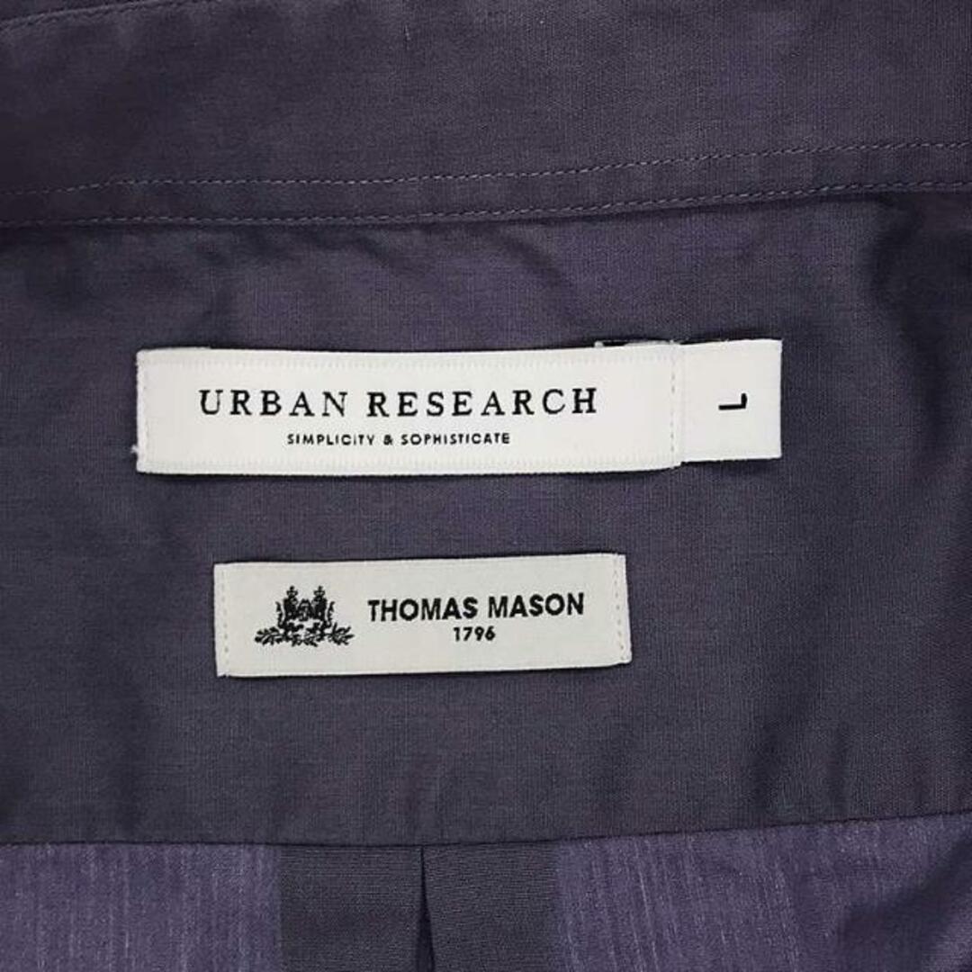 URBAN RESEARCH / アーバンリサーチ | トーマスメイソン オーバーシャツ | L | パープル | メンズ メンズのトップス(Tシャツ/カットソー(七分/長袖))の商品写真