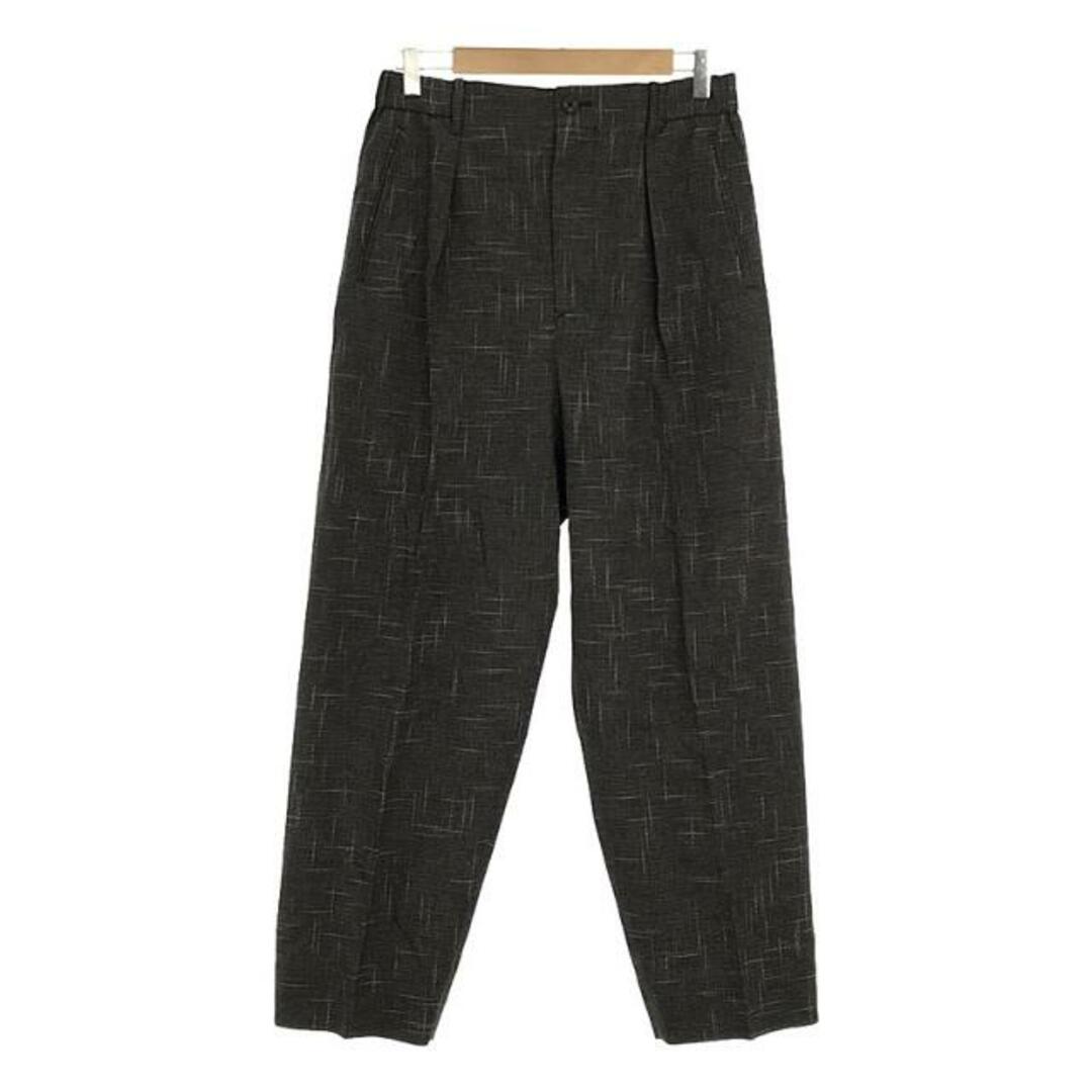 CITY(シティ)のCITY / シティ | CHECK WIDE TAPERED PANTS チェック ワイド テーパードパンツ | 2 | グレー | メンズ メンズのパンツ(その他)の商品写真