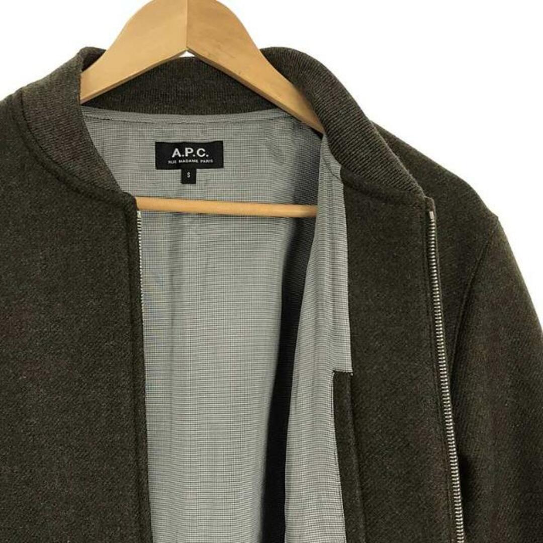A.P.C - 【美品】 A.P.C. / アーペーセー | ウールメルトン MA-1 A.P.C - 【美品】 A.P.C. / アーペーセー | ウールメルトン MA-1
