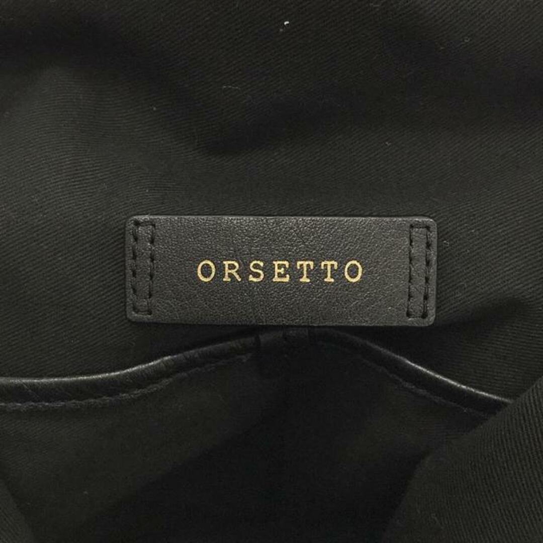 ORSETTO(オルセット)の【美品】  ORSETTO / オルセット | ナイロンストラップショルダーバッグ | ブラック | レディース レディースのバッグ(ショルダーバッグ)の商品写真