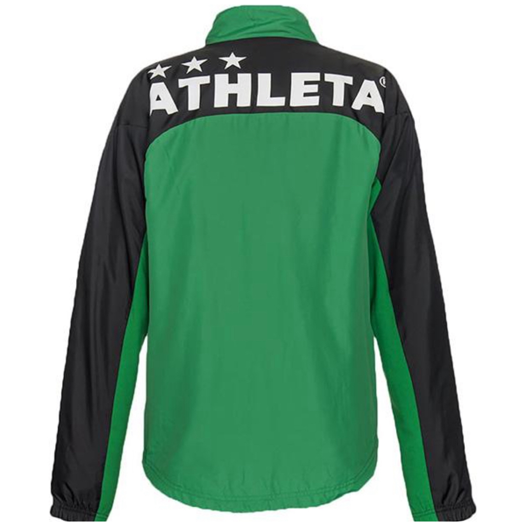 ATHLETA(アスレタ)のアスレタ ATHLETA  フルジップ 裏地付きウインドジャケット S グリーン スポーツ/アウトドアのサッカー/フットサル(ウェア)の商品写真