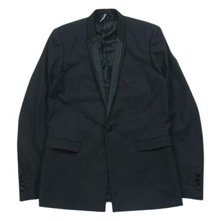 ディオールオム(DIOR HOMME)のDIOR HOMME ディオールオム 12SS 263C295S0687 クリスヴァンアッシュ期 スモーキング 1B テーラード ジャケット ブラック系 46【中古】(テーラードジャケット)