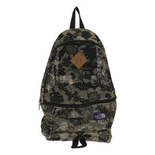 【美品】  THE NORTH FACE PURPLE LABEL / ザノースフェイスパープルレーベル | 2022SS | Botanical Print Mesh Day Pack ボタニカルプリント メッシュ デイパック | ベージュ | レディース(リュック/バックパック)