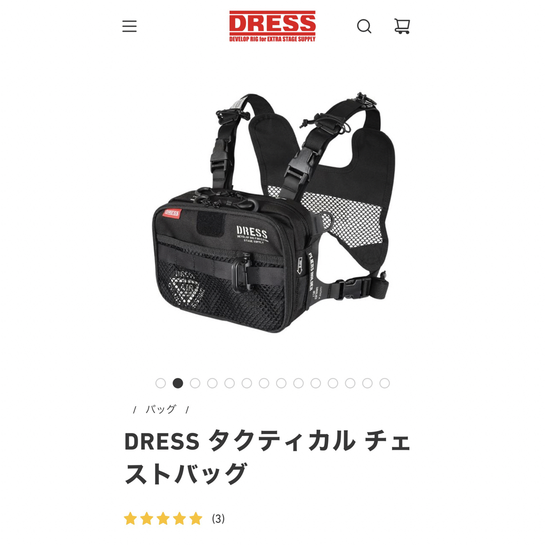 DAIWA(ダイワ)の早い者勝ち　美品　DRESS バッグ　エギング スポーツ/アウトドアのフィッシング(ウエア)の商品写真