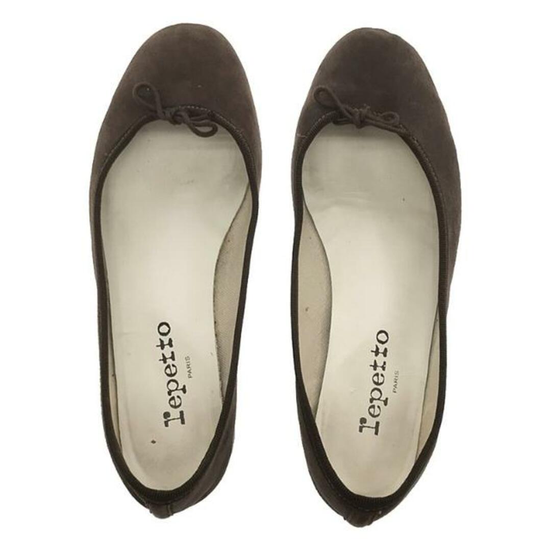 repetto(レペット)のrepetto / レペット | CAMILLE BALL AD スエード パンプス | 38 | ブラウン | レディース レディースの靴/シューズ(ハイヒール/パンプス)の商品写真