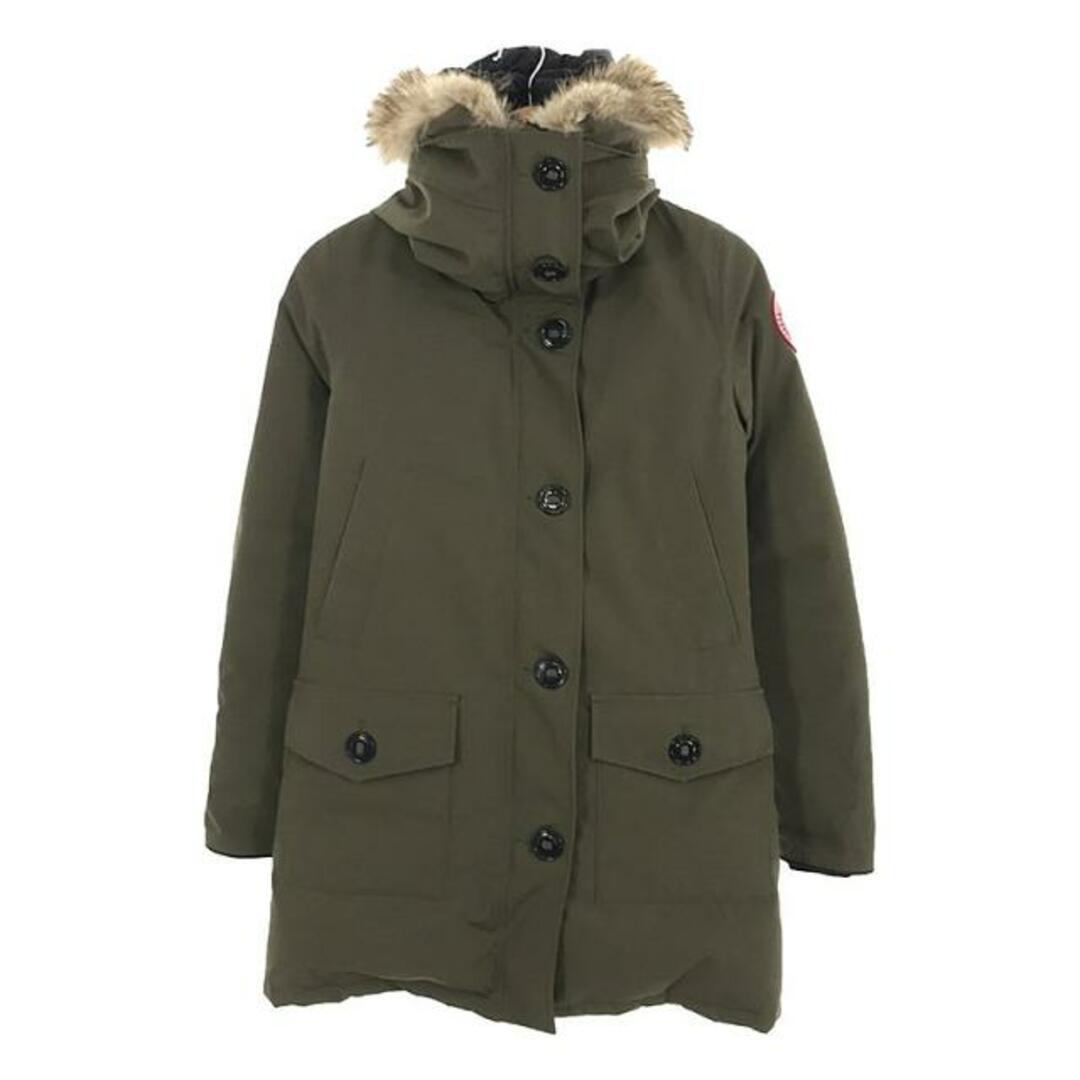 CANADA GOOSE(カナダグース)のCANADA GOOSE / カナダグース | BRONTE PARKA ブロンテ パーカー ファー付き ダウンコート | S | ミリタリーグリーン | レディース レディースのジャケット/アウター(その他)の商品写真