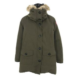 カナダグース(CANADA GOOSE)のCANADA GOOSE / カナダグース | BRONTE PARKA ブロンテ パーカー ファー付き ダウンコート | S | ミリタリーグリーン | レディース(その他)