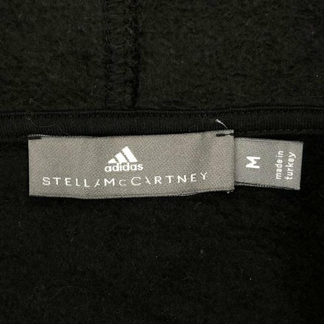 adidas by Stella McCartney(アディダスバイステラマッカートニー)のadidas by Stella McCartney / アディダスバイステラマッカートニー | サイドジップ スウェットパーカー | M | ブラック | レディース レディースのトップス(トレーナー/スウェット)の商品写真