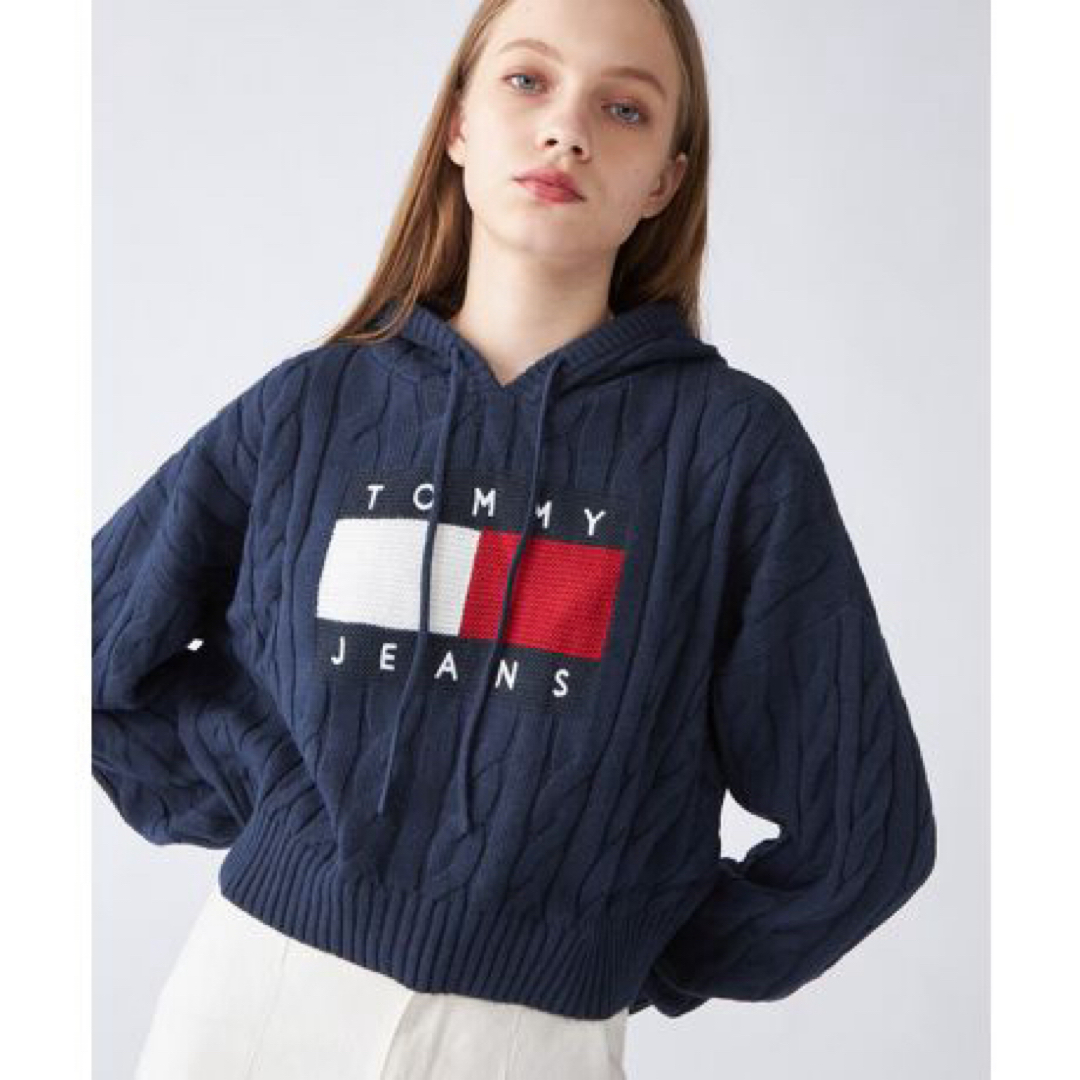 TOMMY JEANS(トミージーンズ)のtommy jeans ケーブルニット レディースのトップス(ニット/セーター)の商品写真