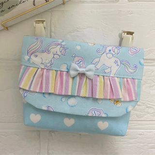 No.131 女の子 移動ポケット♪ポケット型マチ付き☆クリップ別売☆(外出用品)