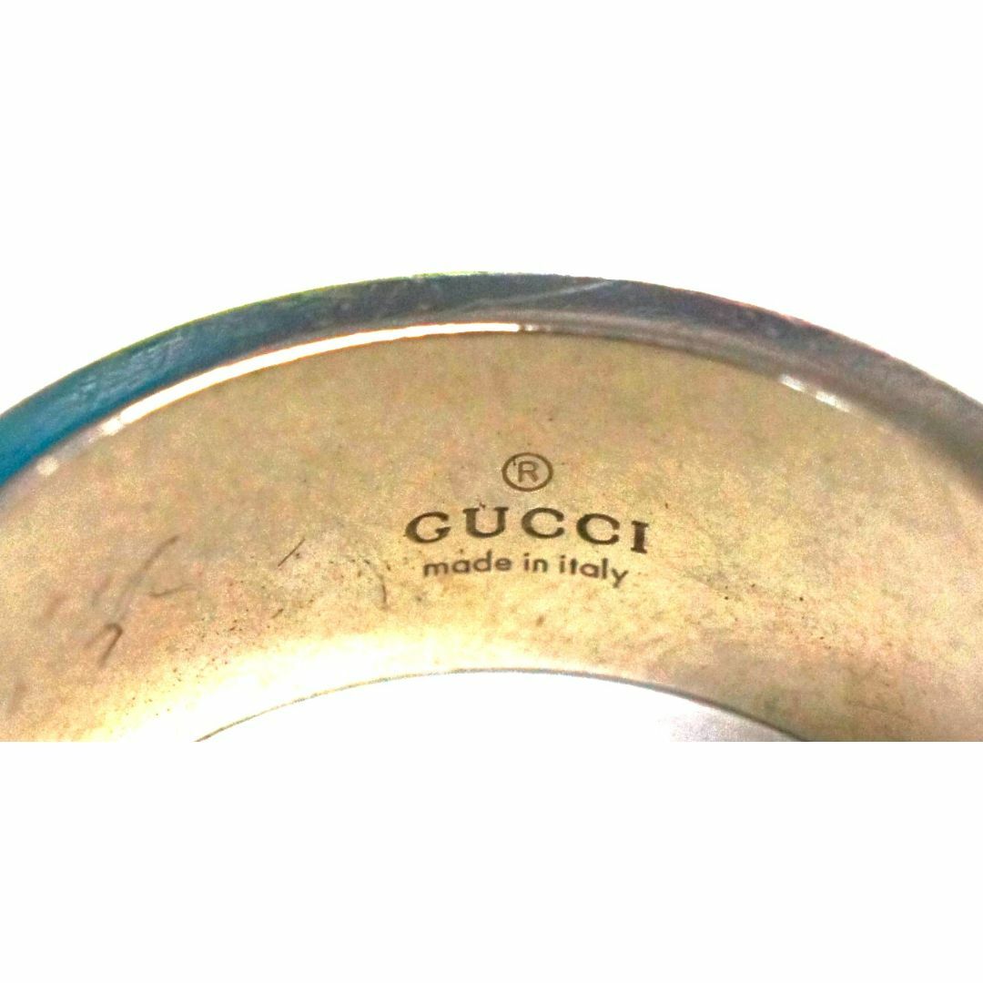 Gucci(グッチ)のGUCCI グッチ 「Gリング」 シルバー925 サイズ16号 メンズのアクセサリー(リング(指輪))の商品写真