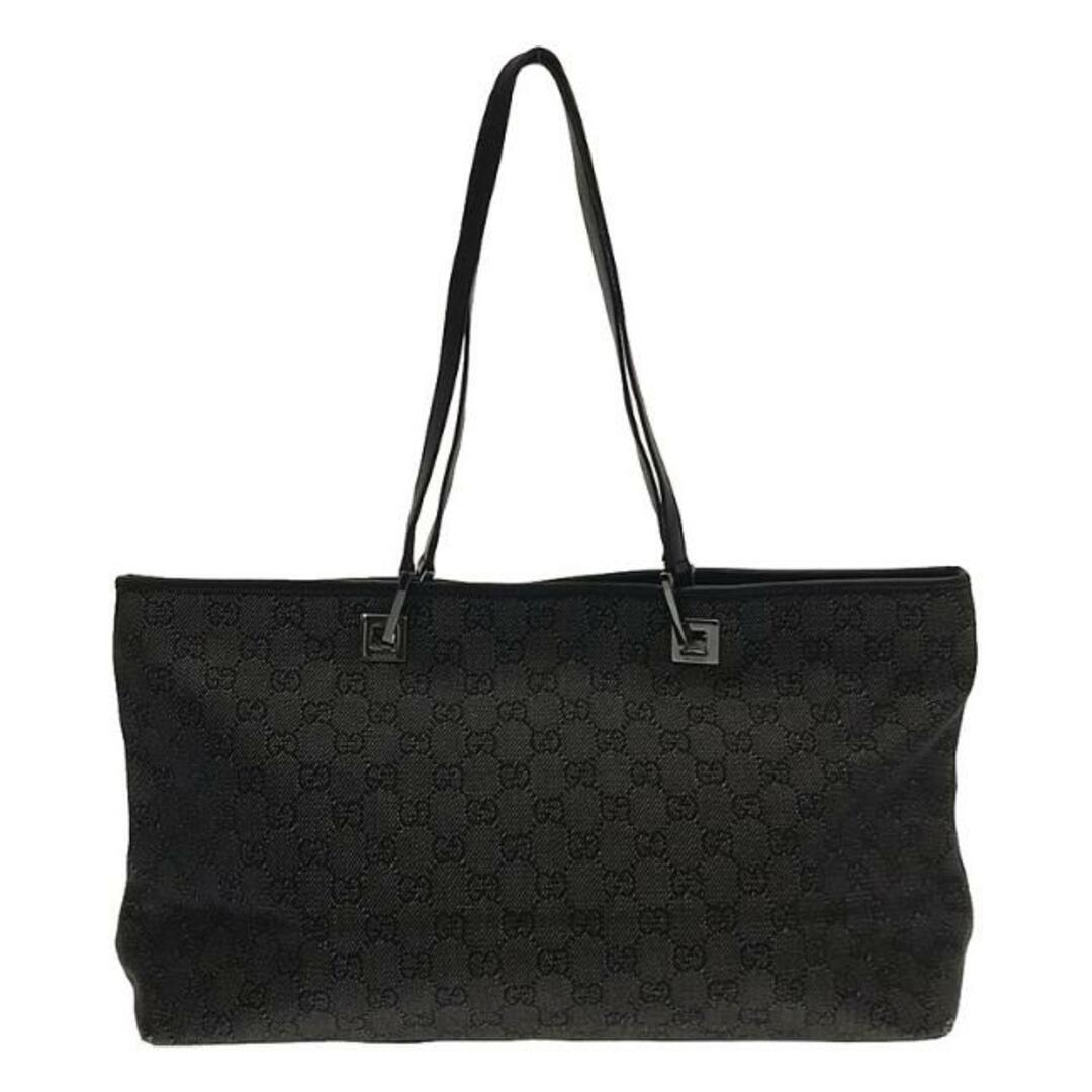 Gucci(グッチ)のGUCCI / グッチ | 36173 GGキャンバス レザーハンドル トートバッグ | ブラック | レディース レディースのバッグ(トートバッグ)の商品写真