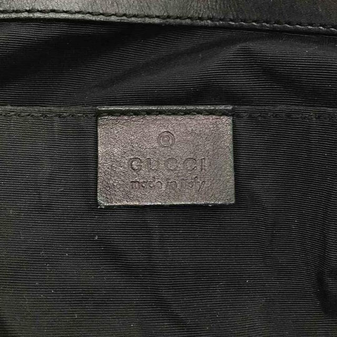 Gucci(グッチ)のGUCCI / グッチ | 36173 GGキャンバス レザーハンドル トートバッグ | ブラック | レディース レディースのバッグ(トートバッグ)の商品写真