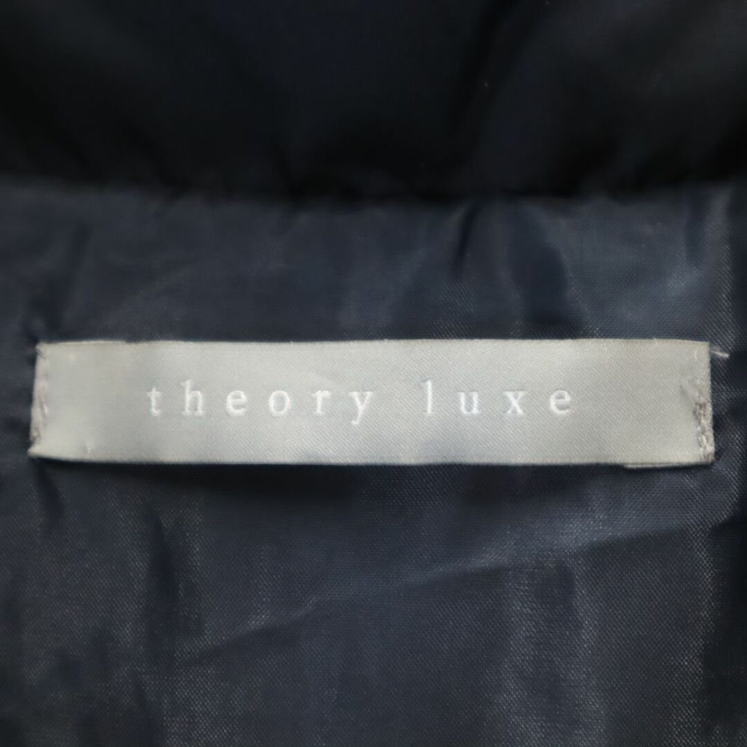 Theory luxe(セオリーリュクス)のセオリーリュクス 長袖 ダウンコート 38 紺×黒 theory luxe レディース 古着 【240131】 レディースのジャケット/アウター(ダウンコート)の商品写真