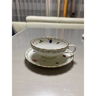 ノリタケ(Noritake)のノリタケ NORITAKE 花更紗 ティーカップ＆ソーサー 180ml [ブラン(グラス/カップ)