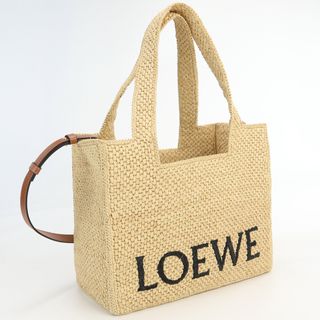 ロエベ(LOEWE)のロエベ フォン トート ミディアム A685B61X05 カゴバッグ(かごバッグ/ストローバッグ)