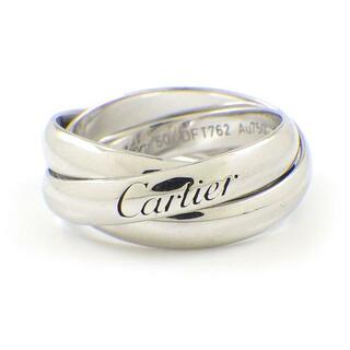 カルティエ(Cartier)のカルティエ Cartier リング トリニティ K18WG 10号 / #50 【中古】(リング(指輪))