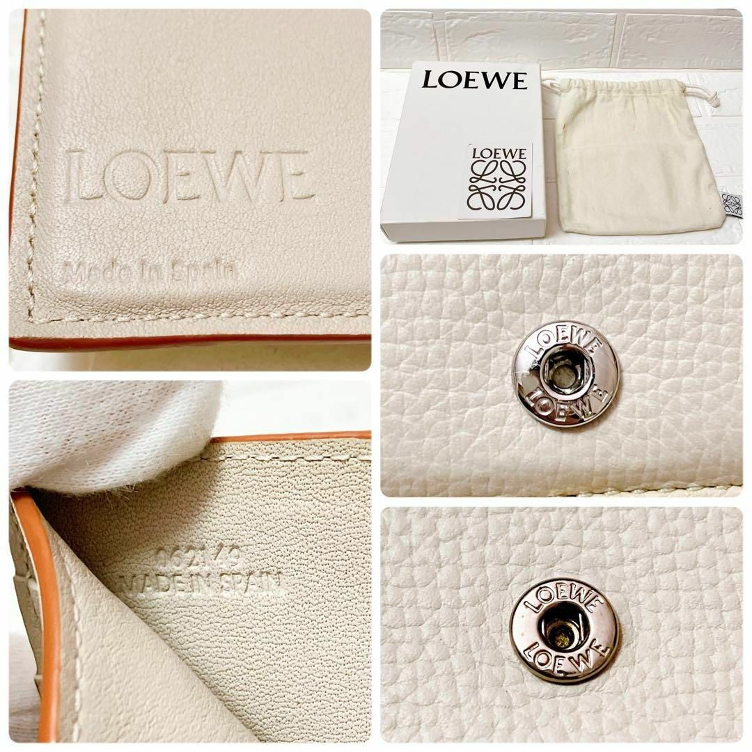 LOEWE(ロエベ)のロエベ LOEWE アナグラム コンパクト 三つ折り 折り財布 レザー 954 レディースのファッション小物(財布)の商品写真