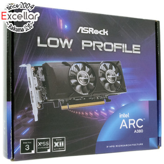 ASRock製グラボ　Intel Arc A380 Low Profile 6GB　PCIExp 6GB(PCパーツ)