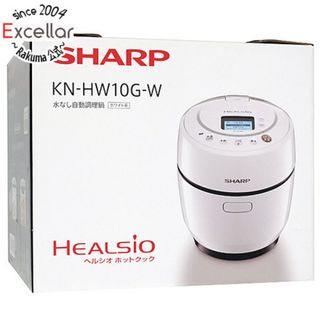 シャープ(SHARP)の【新品訳あり(箱きず・やぶれ)】 SHARP　ヘルシオ ホットクック 電気無水鍋 1.0L　KN-HW10G-W　ホワイト(その他)