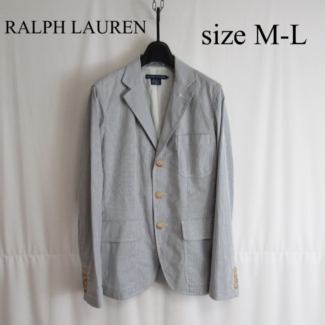 Ralph Lauren(ラルフローレン)のRALPH LAUREN コードレーン テーラード ジャケット ブレザー M-L レディースのジャケット/アウター(テーラードジャケット)の商品写真