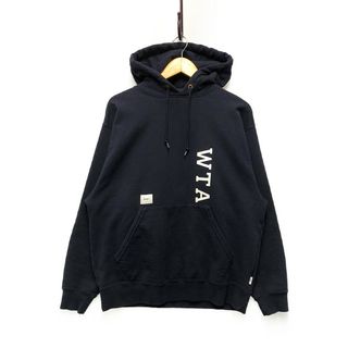 ダブルタップス(W)taps)のWTAPS ダブルタップス 23SS 231ATDT-CSM01 DESIGN 01 / HOODY / COTTON. COLLEGE ロゴ スウェット パーカー サイズ2 正規品 / 33411(パーカー)