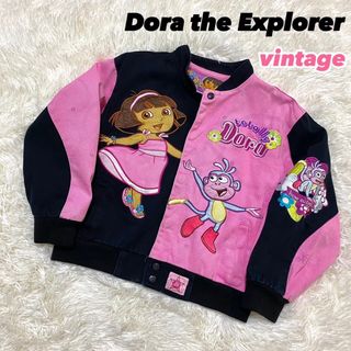 【希少】Dora The Explorer レーシングジャケット パッチワーク(ジャケット/上着)