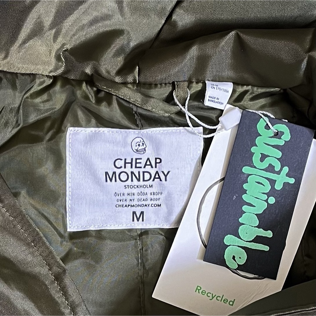 CHEAP MONDAY(チープマンデー)のCheapMonday(SWE)ビンテージグラフィックパデッドコート メンズのジャケット/アウター(モッズコート)の商品写真