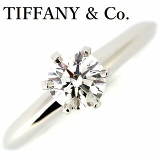 ティファニー(Tiffany & Co.)のティファニー ソリティア 0.63ct ダイヤモンド リング F-VS1 Pt950(リング(指輪))