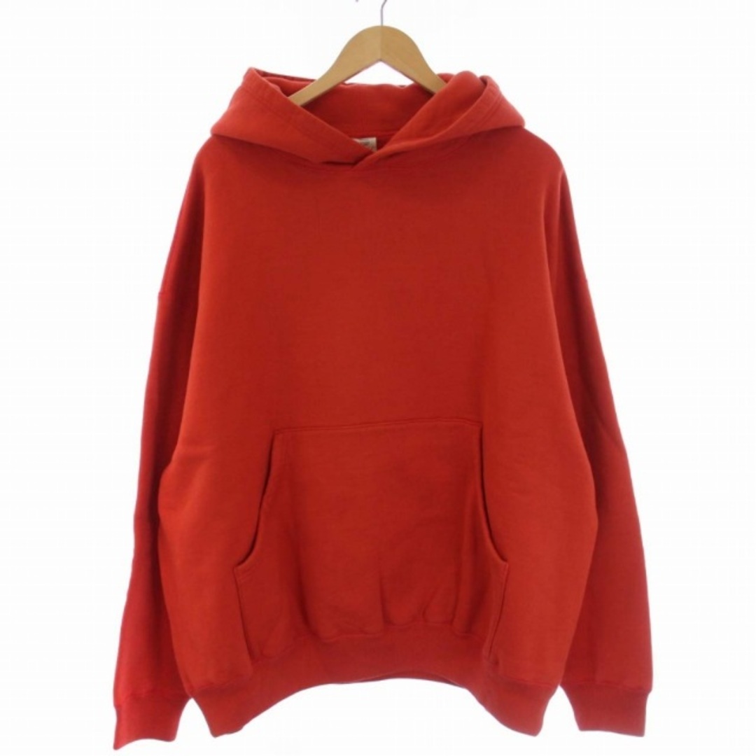 GOLD SUVIN COTTON SWEAT PARKA L オレンジ メンズのトップス(パーカー)の商品写真