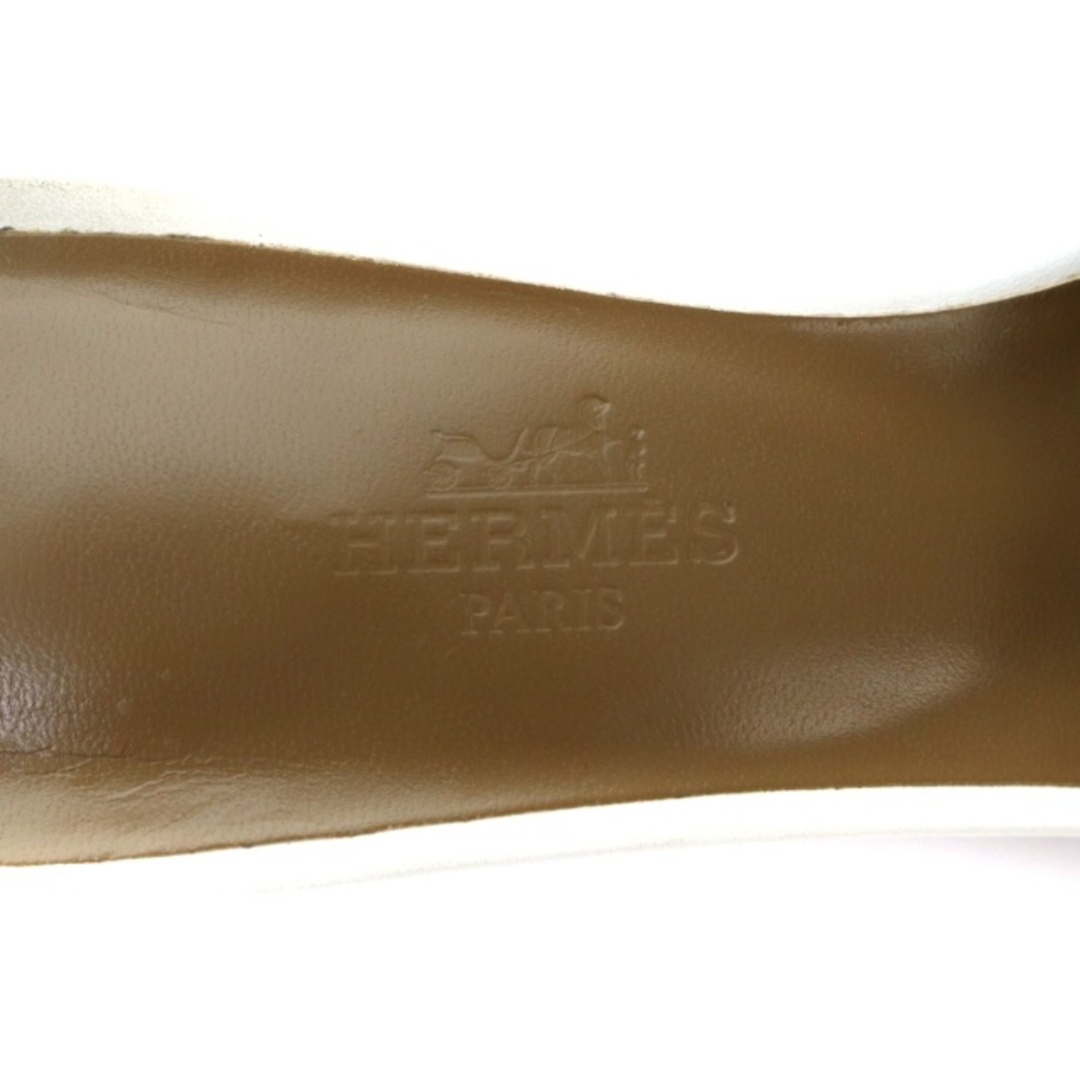 Hermes(エルメス)のエルメス HERMES オアジス サンダル レザー 36 23cm 白 レディースの靴/シューズ(サンダル)の商品写真