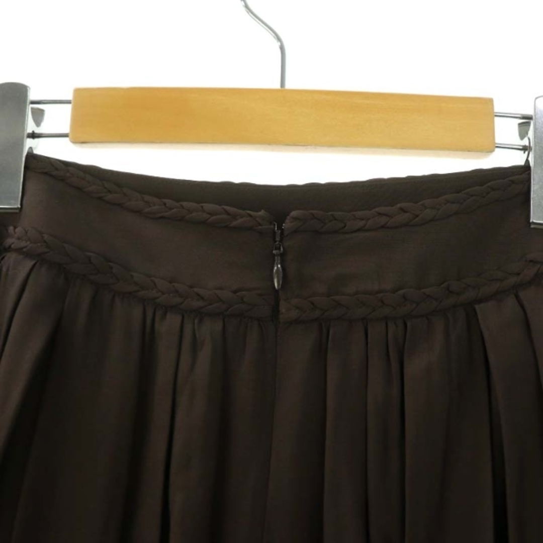 ANAYI(アナイ)のアナイ ANAYI 21AW ロングギャザースカート フレア 36 茶 レディースのスカート(ロングスカート)の商品写真