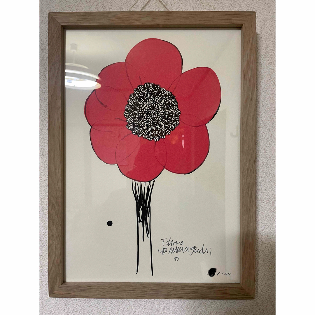 IDEE - 山口一郎 / Giclee(ジクレー印刷)赤い花+青い花 S/ の IDEE - 山口一郎 / Giclee(ジクレー印刷)赤い花+青い花 S/ の