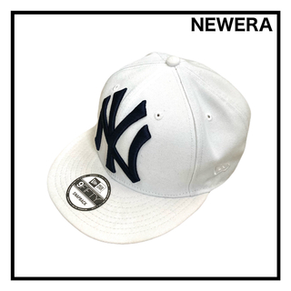 ニューエラー(NEW ERA)のニューエラ　キャップ　帽子　ベースボール　ヤンキース　ホワイト　ユニセックス(キャップ)