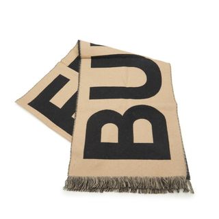 バーバリー(BURBERRY)の美品 バーバリー ロゴ マフラー ウール レディース BURBERRY 【1-0135228】(マフラー/ショール)