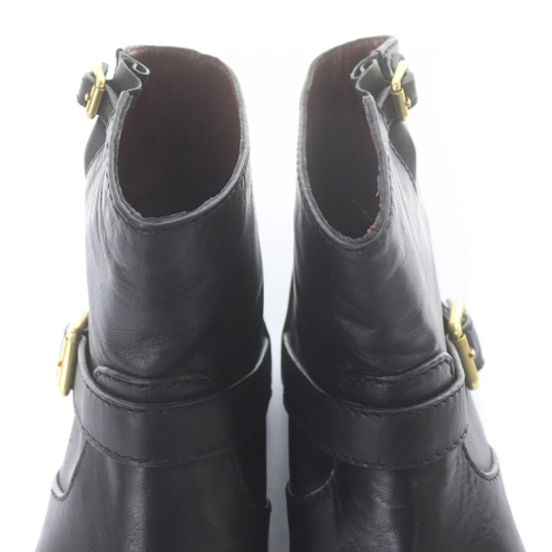 MARC JACOBS(マークジェイコブス)のマークジェイコブス ショートブーツ エンジニアブーツ 38 25cm 黒 レディースの靴/シューズ(ブーツ)の商品写真