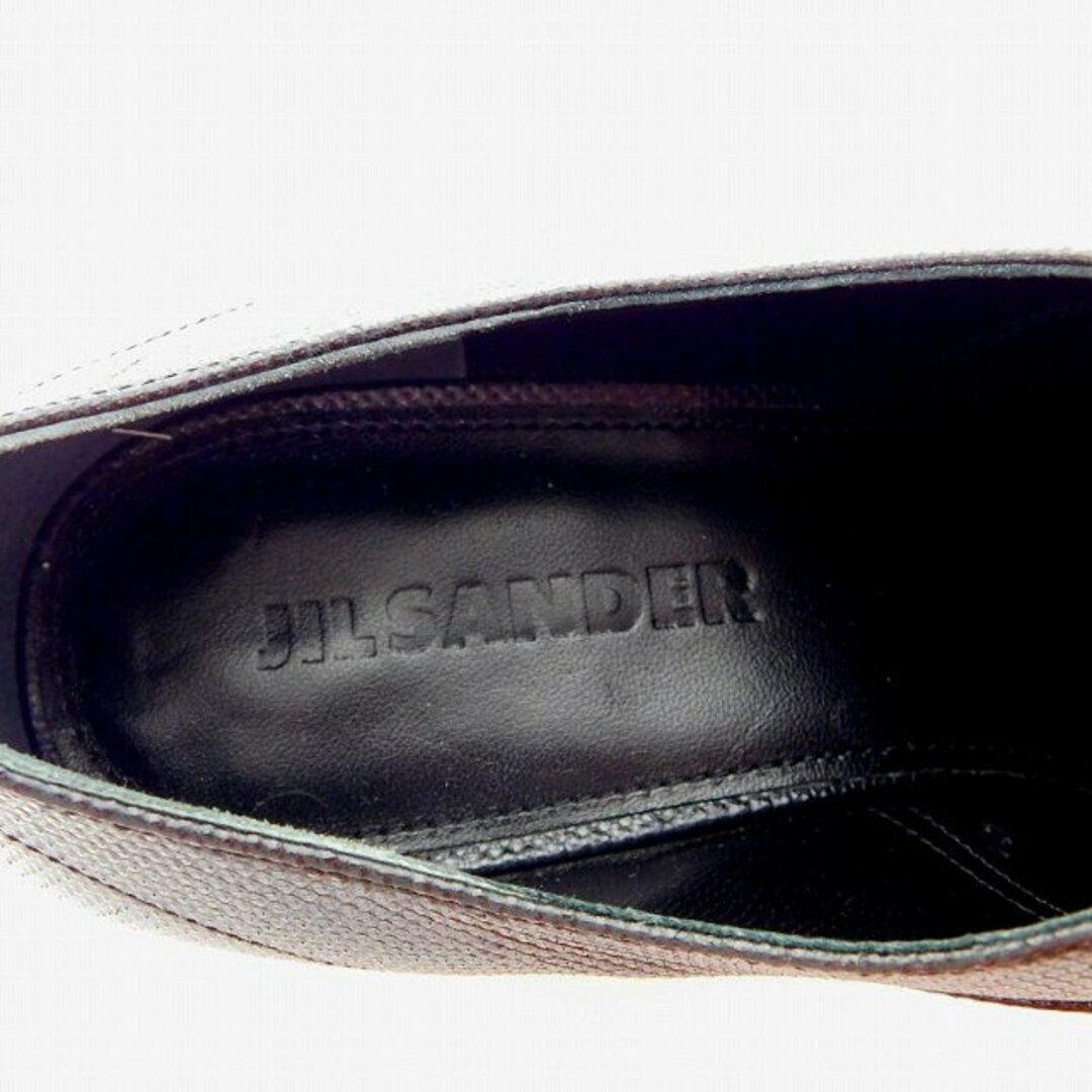 Jil Sander(ジルサンダー)のジルサンダー シューズ ポインテッドトゥ 型押し レザー 37 24cm レディースの靴/シューズ(その他)の商品写真