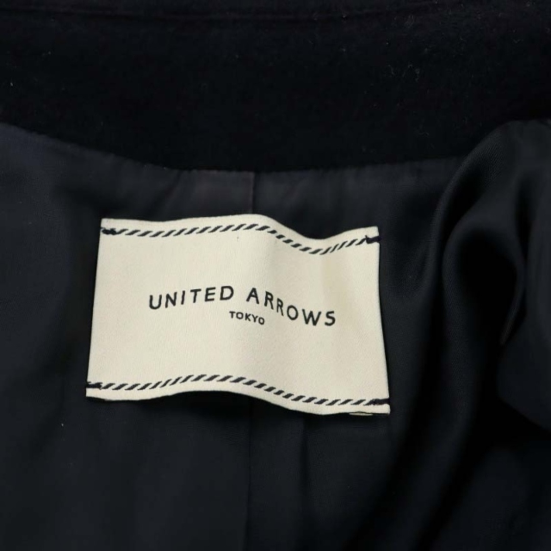 UNITED ARROWS(ユナイテッドアローズ)のユナイテッドアローズ UBCB ショールカラー ラップコート 36 S 黒 レディースのジャケット/アウター(その他)の商品写真